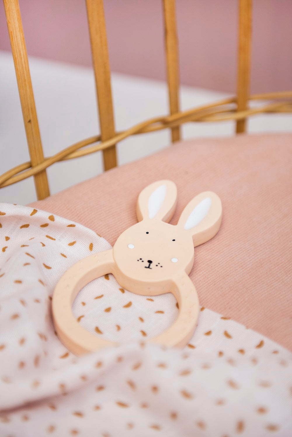 Trixie Baby Chew Toy Ring, Mrs. Rabbits
