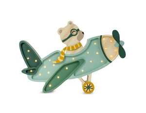 Little Lights Yövalo, Vintage Plane, 3 eri väriä