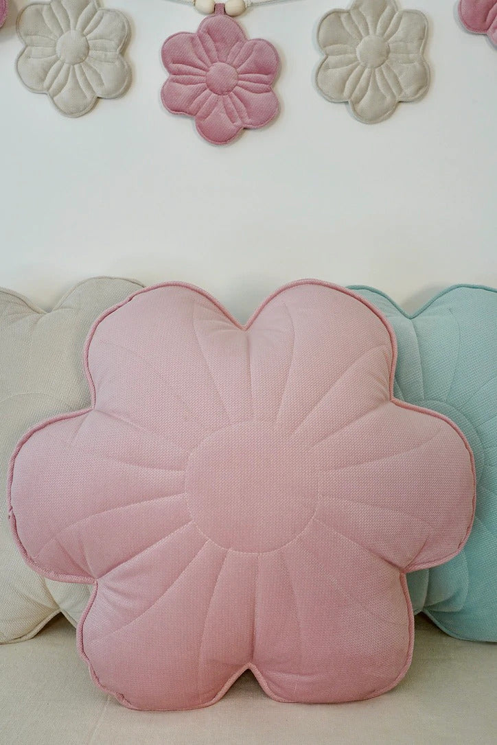 Moi Mili Decorative pillow, Velvet Bloom "Pink Elderberry"