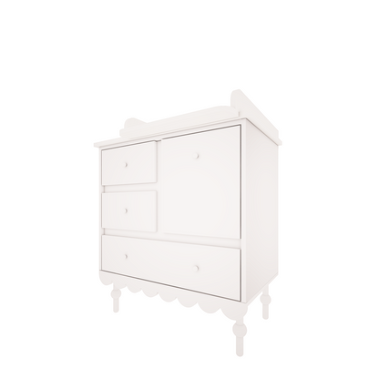 Dresser Babushka, Short White