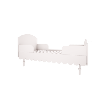 Wood Luck Design, Cot &amp; Junior bed 2 IN 1, 70x140 cm, Babushka White