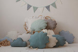 Moi Mili Sisustustyyny Small, Linen Shell "Baby Blue"