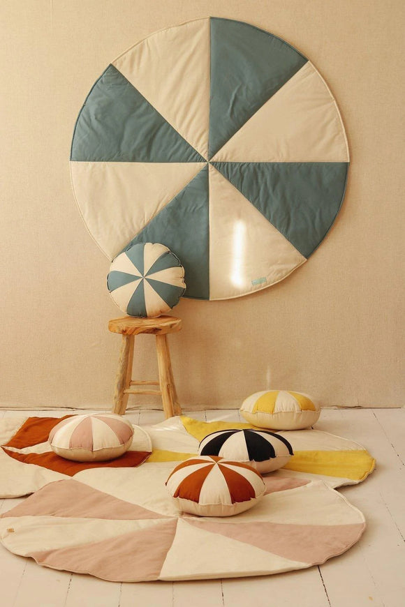 Moi Mili Leikkimatto, Patchwork, Blue Candy