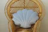 Moi Mili Sisustustyyny Small, Velvet Shell "Blue Pearl"