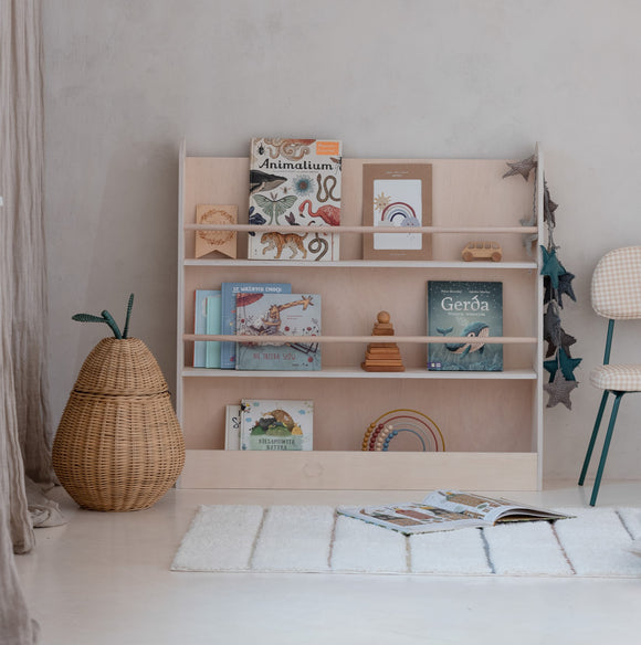 Montessori Kirjahylly Bookworm, 3 eri väriä
