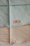 Moi Mili Leikkimatto,  Cotton Round "Mint And Beige"