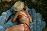 Moi Mili Leikkimatto, Linen Shell "Blue"