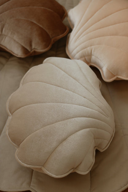 Moi Mili Decorative Pillow Small, Velvet Shell "Cream Pearl"