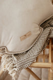 Moi Mili Sisustustyyny Large, Velvet Shell "Cream"