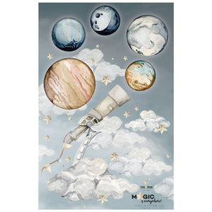 Seinätarra 100x150 cm, Galileo Sky