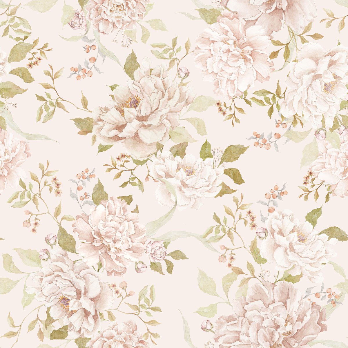 Floral Romanticism, Wallpaper