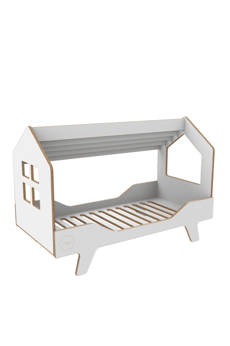 Nuki House bed Dream House White, 4 different sizes