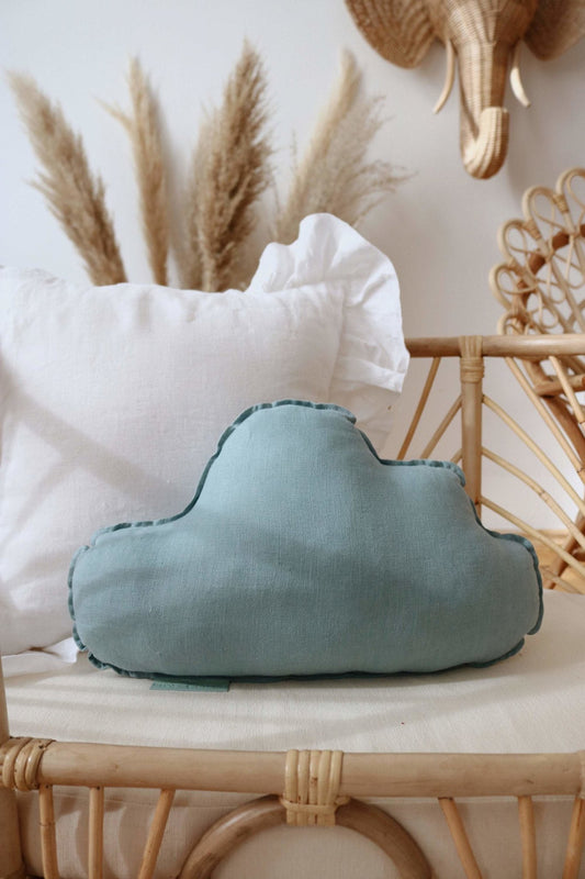 Moi Mili Decorative pillow, Linen Cloud "Eye Of The Sea"