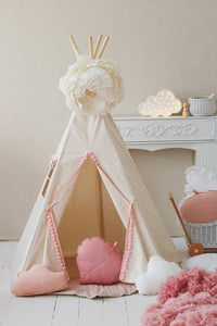 Moi Mili Leikkiteltta Setti,  Fluffy Pompoms