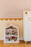 Simple Daisies On Powder Pink, Tapetti