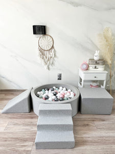 Leikkimoduuli + Pallomeri, Harmaa