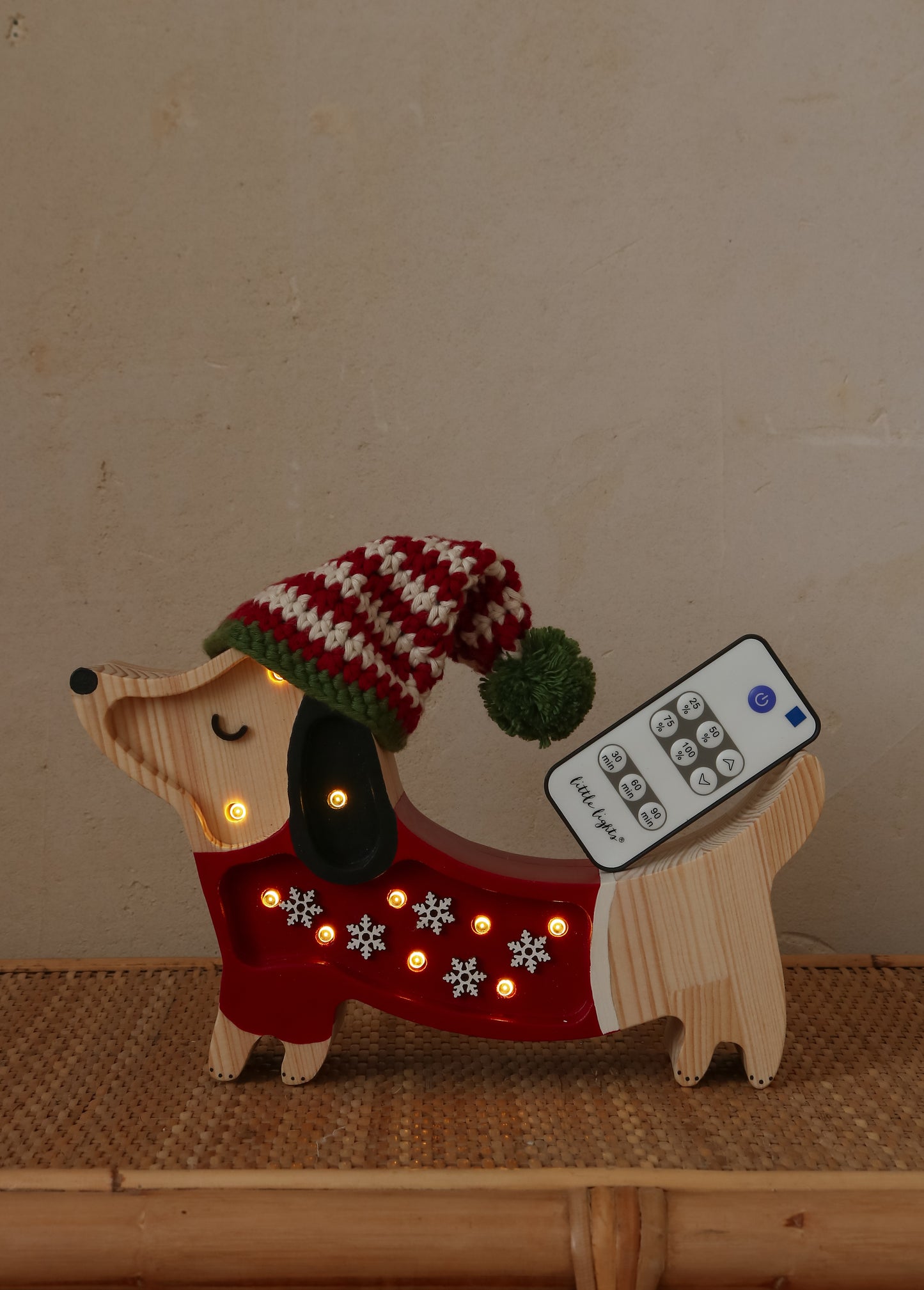 Little Lights, Night Light Puppy, MINI Santa Helper