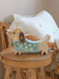 Little Lights Yövalo MINI, Puppy Cherries on Blue
