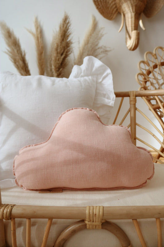 Moi Mili Decorative pillow, Linen Cloud "Light Pink"