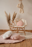 Moi Mili Leikkimatto, Linen Leaf "Powder Pink"