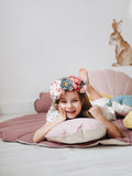 Moi Mili Sisustustyyny Small, Linen Shell "Powder Pink"