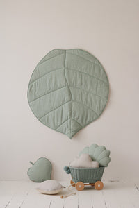 Moi Mili Leikkimatto, Linen Leaf "Mint"