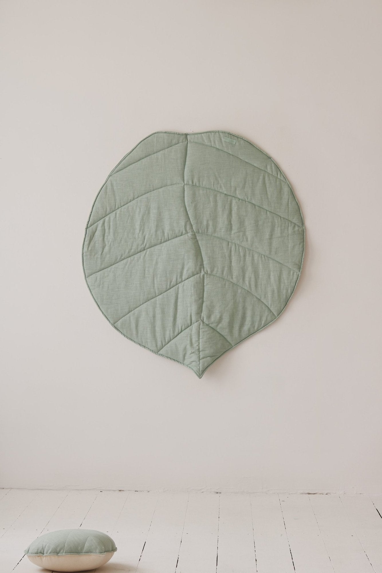 Moi Mili Playmat, Linen Leaf "Mint"