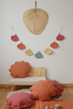 Moi Mili Sisustustyyny Small, Linen Shell "Papaya"