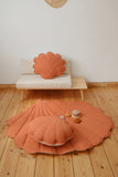 Moi Mili Sisustustyyny Small, Linen Shell "Papaya"