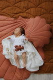 Moi Mili Sisustustyyny Small, Linen Shell "Papaya"
