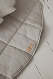 Moi Mili Leikkimatto,  Cotton Round "Pigeon Grey"