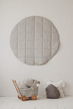 Moi Mili Leikkimatto,  Cotton Round "Pigeon Grey"