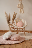 Moi Mili Sisustustyyny, Linen Leaf "Powder Pink"