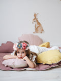 Moi Mili Sisustustyyny, Linen Leaf "Powder Pink"