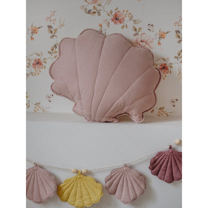 Moi Mili Decorative Pillow Small, Linen Shell "Powder Pink"