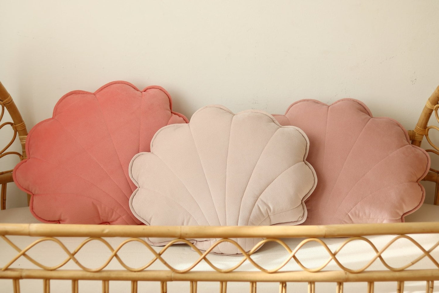 Moi Mili Decorative Pillow Large, Velvet Shell "Powder Pink"