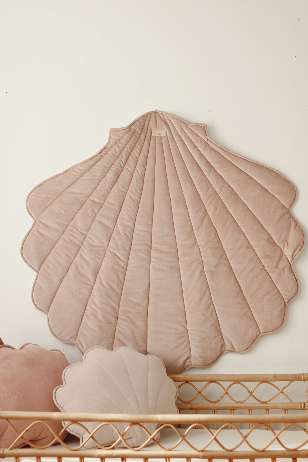Moi Mili Playmat, Velvet Shell "Powder Pink"