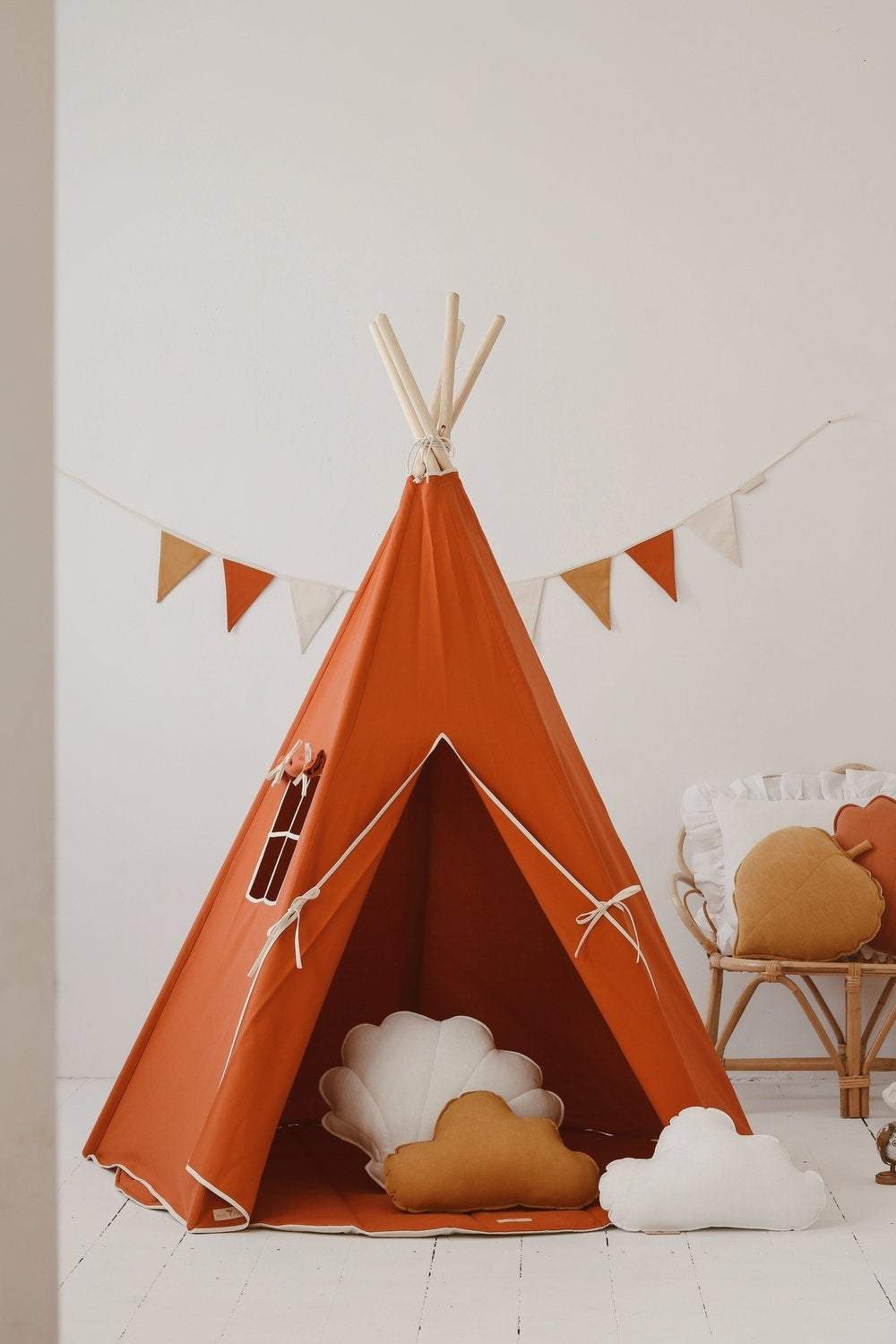 Moi Mili Play Tent Set, Red Fox