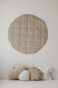 Moi Mili Leikkimatto, Round "Soft Velvet Beige"