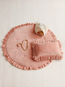 Moi Mili Leikkimatto, Velvet With Frill "Apricot"