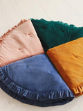 Moi Mili Leikkimatto, Velvet Wiht Frill "Emerald"