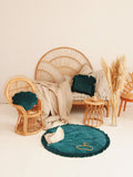Moi Mili Leikkimatto, Velvet Wiht Frill "Emerald"