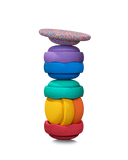 Stapelstein Rainbow 6 kpl Setti + Balance Board Confetti Classic
