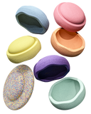 Stapelstein Rainbow 6 kpl Setti + Balance Board Confetti Pastel