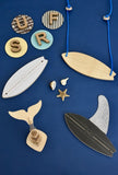 Nuki Keinu, Surfboard Natural Birch