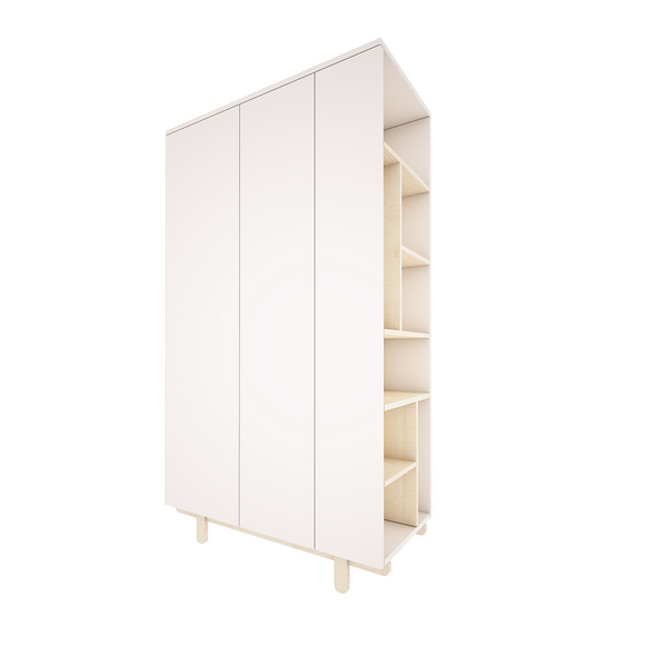 Vaatekaappi Basic, White
