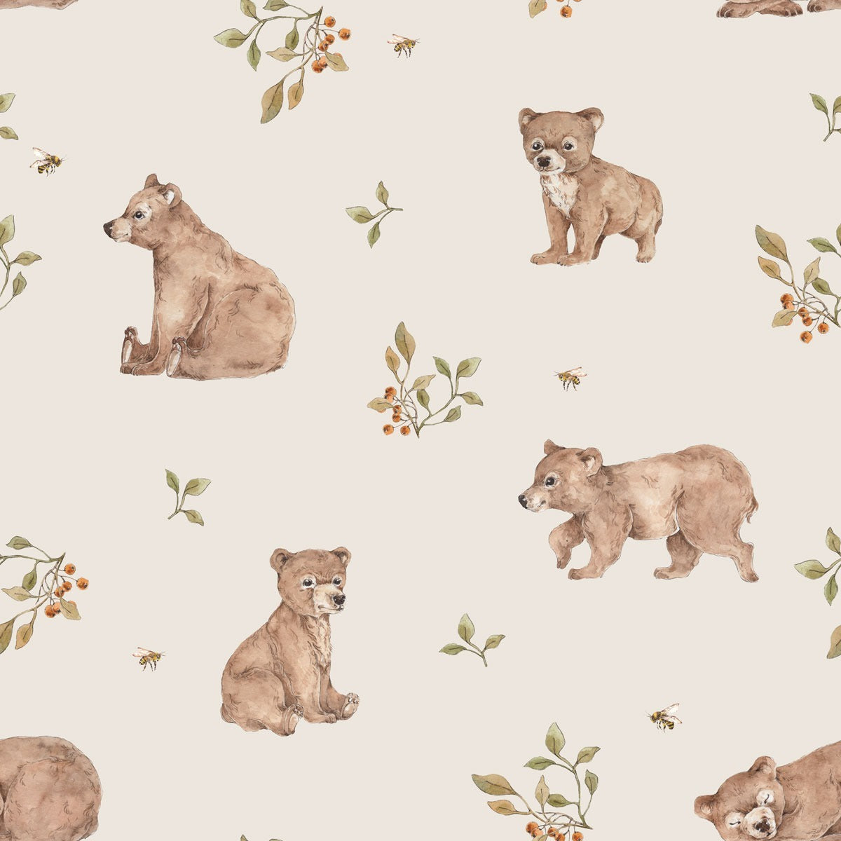 Little Bears, Wallpaper
