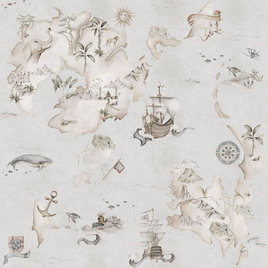 Map Stories From The Sea Color, Wallpaper
