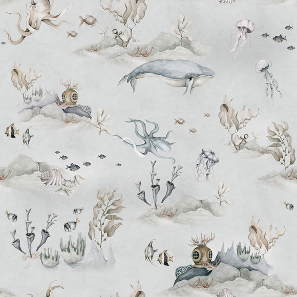 Underwater World Grey, Tapetti