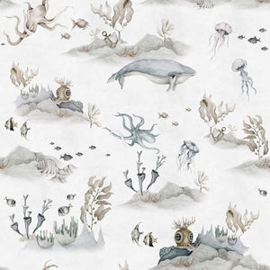 Underwater World White, Tapetti